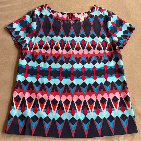 J. Crew Factory Tops - J. Crew Factory Blouse - Printed, Size XXS